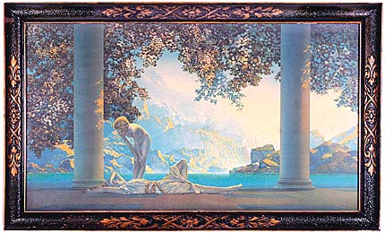 Image of Maxfield Parrish's Daybreak, painted in 1922.